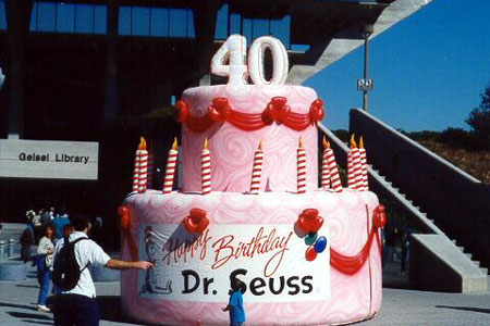 15' Dr. Seuss Birthday Cake