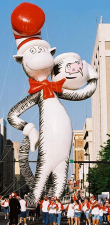 Cat in the Hat 50' Helium Parade Balloon